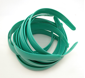 Accessoires de peinture classique à bord large de 2.5cm avec dents bandeau de lavage de visage antidérapant bandeau en plastique de couleur en gros - Product Image 5