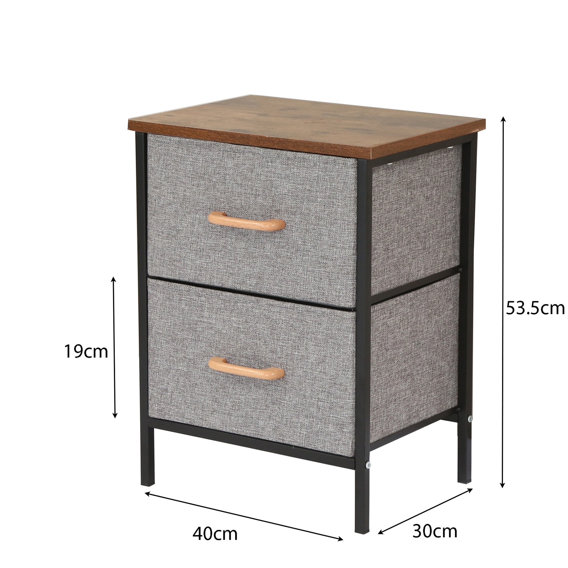 Armoire de rangement à deux niveaux