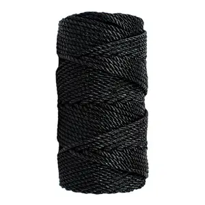 Tarred Twine - 100% Nylon Bank Line for Bushcraft, Netting, Gear Bundles, Construction #36, 1/4lb