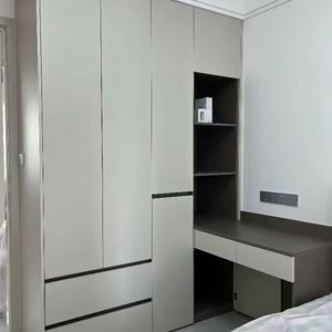 Penderie de luxe en bois massif haut de gamme pour armoires de maison - Product Image 1