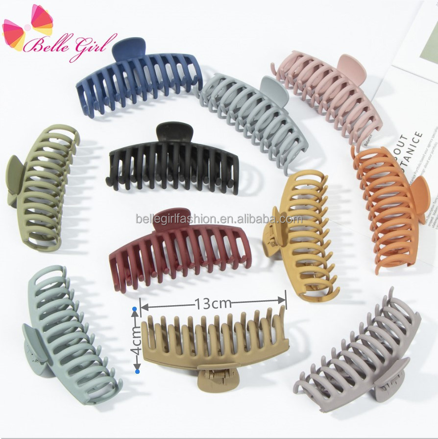 Bellegirl 2022 в Корейском стиле; Новое поступление; Лидер продаж; Заколки для волос коготь аксессуары для женщин девушки простой элегантный фон для фотосъемки с 13 см большой коготь волос