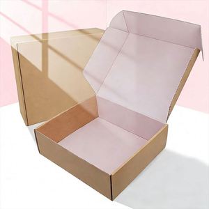 Custom Embossed Logo Corrugated Mailing <b>Boxes</b> with Matte Lamination | Branded <b>Shipping</b> <b>Boxes</b> for E-commerce - Product Image 1