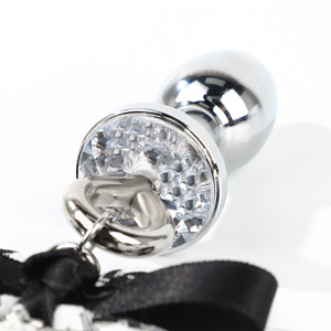 Plug anal avec nœud et clochette, jouet pour adultes en métal pour couples - Product Image 3