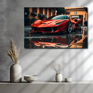 Grosir lukisan kanvas mobil olahraga cetak seni dinding keren dekorasi dinding mobil hadiah anak laki-laki untuk dekorasi rumah - Product Image 5