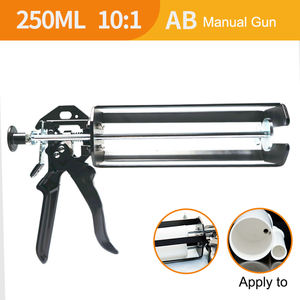 Lijm-dispenser plastic kit voor het ombouwen van een kitpistool, handmatig, voor tweecomponenten spuitpatronen 400ml 600ml 1:1 2:1 Zhenjiu HT-JQ - Product Image 5