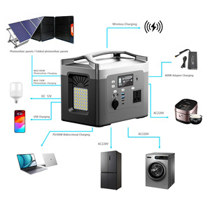 Estación de Energía Portátil de 600W 512Wh, Generador Solar LiFePO4, Batería de Respaldo <span class=keywords><strong>para</strong></span> Camping, Emergencias y Autocaravanas - Product Image 6