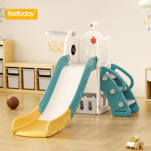 Set Scivolo a Forma di Razzo Interstellare Feelbaby, Altalena in Plastica per Bambini, Uso Interno per Asili, Scuole Materne, Casa, Scuola, Centri Commerciali - Product Image 1