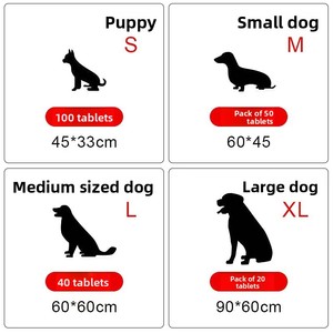 Bán buôn đa-kích thước tã vật nuôi thấm Dog <span class=keywords><strong>PEE</strong></span> Pads Leak-proof mèo ướt làm sạch đào tạo nguồn cung cấp dropshipping có sẵn - Product Image 2