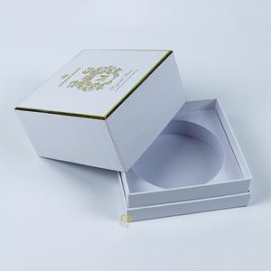 Crown Win Luxury Personalised Rigid <b>Candle</b> <b>Jars</b> Square Base Hijab Paper Boxes <b>with</b> Embossed <b>Lid</b> Gift Surprise Custom Packaging - Product Image 6