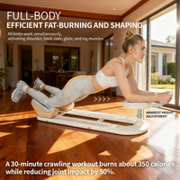 Équipement de fitness le plus populaire pour la maison, en ABS blanc, ergonomique, léger, étanche, avec ceinture ajustable et détachable, idéal pour l'entraînement post-partum