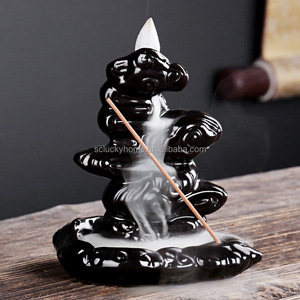 Gift Lotus Smoke Waterfall Water <strong>Backflow</strong> Arabian Aromatherapy <strong>Incense</strong> <strong>Burner</strong> - Product Image 6