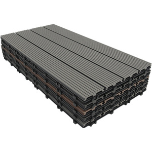 Dalles de <span class=keywords><strong>terrasse</strong></span> en WPC modernes à faire soi-même, écologiques, imperméables, antidérapantes, revêtement de sol durable, <span class=keywords><strong>terrasse</strong></span> extérieure, patio, jardin - Product Image 4