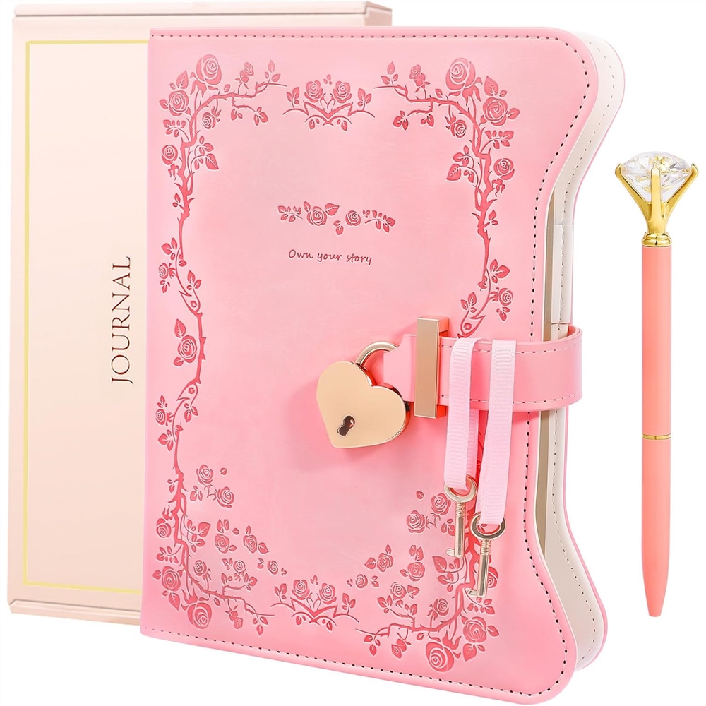 Diarios de bajo precio para niñas con candados, cubierta de cuero PU personalizable | Alibaba. com