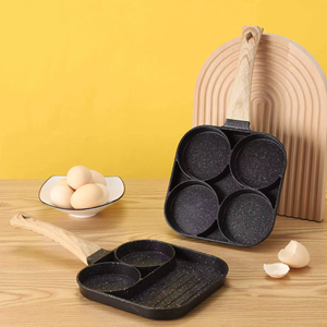 Sartén Antiadherente de Cuatro Orificios <span class=keywords><strong>para</strong></span> Huevos, Ideal <span class=keywords><strong>para</strong></span> Desayunos, <span class=keywords><strong>Panqueques</strong></span> y Omelettes, Venta al Por Mayor - Product Image 2