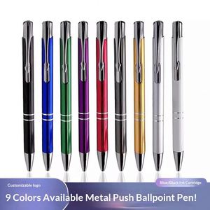 Bolígrafo de Metal con Logotipo Personalizado, Grabado Láser UV, Punta de Bala, Bolígrafo de Aluminio para Publicidad de Oficina y Negocios - Product Image 2