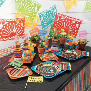 อุปกรณ์จัดงานปาร์ตี้ธีมแคคตัสแบบใช้แล้วทิ้งสำหรับเด็กในเม็กซิโก - Product Image 1