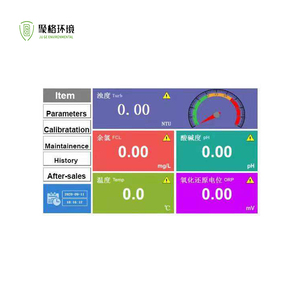 Système de surveillance en ligne multiparamètres de la qualité de l'eau potable et des piscines : Analyseur de pH, ORP, EC, TDS, salinité, DO, FCL, turbidité - Product Image 6