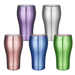 Mermaid Shape 350ml/12oz Pilsner Beer Wine Thermal Cup Tumbler Vacuum Insulated Sealed Keep Cold In 18/8 Stainless Steel