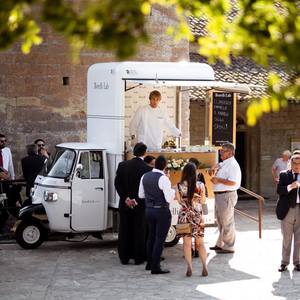 Boîte de présentation en acier inoxydable pour crêpes, frites, hot-dogs, pizzas, café, glaces, vente de <span class=keywords><strong>cuisine</strong></span>, grillades, camion de nourriture mobile - Product Image 1