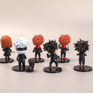 Set di 6 Stili da 8CM Versione Q di <span class=keywords><strong>Jujutsu</strong></span> <span class=keywords><strong>Kaisen</strong></span>, Figure Anime di Itadori Yuji, Nobara, Gojo Satoru, Action Figure Giocattolo, Regali per Bambini - Product Image 6