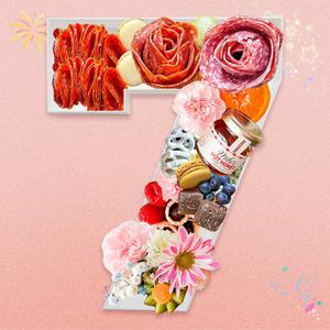 ถาดใส่ของว่างรูปทรงตัวเลขแบบใช้ซ้ำได้ ล้างทำความสะอาดได้ ทำจากพลาสติกที่ใช้พืชเป็นวัตถุดิบ เหมาะสำหรับวันเกิด - Product Image 3