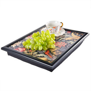 الأكثر مبيعًا لطاولة المائدة المطبوعة المخصصة صديقة للصدر صينية خشبية علوية مع وسادة - Product Image 1