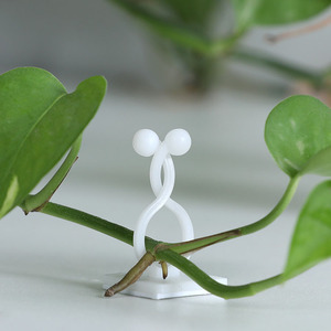 10 pièces/sac, clip de <span class=keywords><strong>fixation</strong></span> pour vigne verte, support de <span class=keywords><strong>plante</strong></span> sans trace, outil d'escalade murale, clips de câble pour plantes vertes - Product Image 4