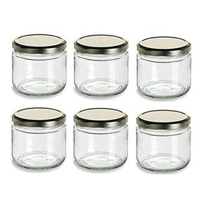 Approvisionnement d'usine 350ML hermétique large boîte de stockage des aliments vide sauce chili bouteille en verre d'huile de noix de coco avec couvercle supérieur d'étanchéité - Product Image 1