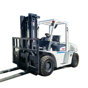 Carretilla elevadora diésel original éxito de ventas Japón TCM 6ton carretilla elevadora usada en excelentes condiciones en Venta barata - Product Image 1