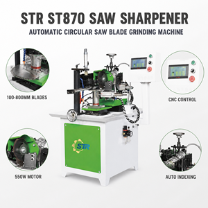 Machine d'<span class=keywords><strong>affûtage</strong></span> automatique de lames de <span class=keywords><strong>scie</strong></span> <span class=keywords><strong>circulaire</strong></span> série 870 personnalisée STR – <span class=keywords><strong>Prix</strong></span> compétitif - Product Image 3