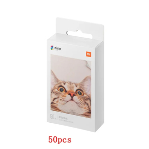 Smart 50 Sheets 3-inch Mi เครื่องพิมพ์ภาพถ่ายแบบพกพา, กระดาษมีกาวในตัวกระดาษสำหรับ Xiaomi Mijia ZINK - Product Image 1