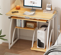 Bureau d'ordinateur, bureau, petit établi domestique, bureau simple pour adultes, chambre à coucher, écriture pour étudiants, petit bureau d'apprentissage