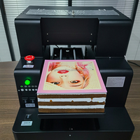 A3 A4 3D Printer yang dapat dimakan mesin Dekorasi kue cetak langsung Gambar atasan kue ulang tahun