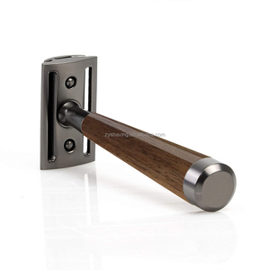 <span class=keywords><strong>Rasoir</strong></span> de sécurité classique à double tranchant ZY pour hommes, <span class=keywords><strong>rasoir</strong></span> manuel <span class=keywords><strong>traditionnel</strong></span> pour un rasage humide, rasage lisse et précis, manche en bois de santal - Product Image 2