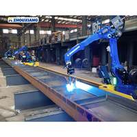 Nueva Estación de Soldadura Robótica Automática Zhouxiang H Beam Bridge con Escaneo y Soldadura, Trifásica 380V y 1 Año de Garantía