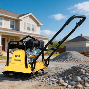 Compattatore a Piastra Vibrante NEWLAND NL-C90 con Motore a Benzina 5-6.5HP, <span class=keywords><strong>Forza</strong></span> Centrifuga 15KN, Profondità 30cm <span class=keywords><strong>per</strong></span> Terreno e Asfalto - Product Image 5
