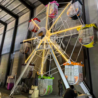 Manège de parc d'attractions, 10 cabines, grande roue de 15 m pour foire, à vendre