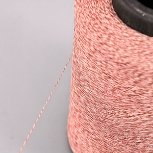 Fil à coudre en laine heather <span class=keywords><strong>rose</strong></span> poudré, 2 plis, filé à l'anneau, haute ténacité, pour tissu de vêtements, t-shirts et polos - Product Image 4
