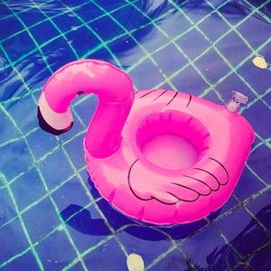 Flotador inflable de Flamenco de PVC directo de fábrica, portavasos para piscina, Enfriador de plástico, promociones de vino, tinas de bebidas, cubos de hielo - Product Image 5