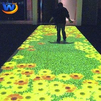 Système de projection interactive au sol AR, jeu de projection interactive multi-touch pour centre commercial, aire de jeux pour enfants