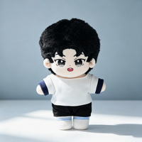 Poupée étoile mignonne personnalisée en tenue décontractée, figurine de célébrité en peluche personnalisée, jouet en peluche doux pour collection ou cadeau
