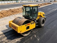 Compacteur routier de 12 tonnes, engin de construction avec moteur Wechai pour le compactage de l'asphalte, du sol et du gravier