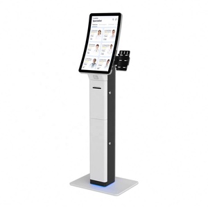 23.6 Inch Self Ordering Kiosk Curved <b>Touch</b> <b>Screen</b> Custom Payment Kiosk Fast Food Monitor Self Service <b>Machine</b> - Product Image 1