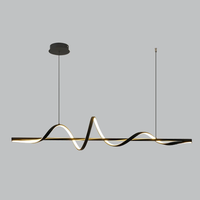 Großhandel Moderne Schwarze Höhenverstellbare LED-Pendelleuchte für Esszimmer, Restaurant, Schlafzimmer, Tisch, Bar und Theke