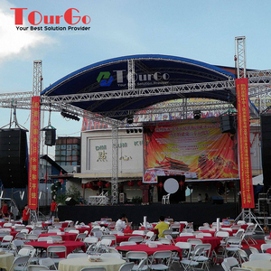 Nhôm Led Hiển Thị Vòng Tròn <span class=keywords><strong>Truss</strong></span> Giai Đoạn Chiếu Sáng <span class=keywords><strong>Truss</strong></span> Stand Bolt Roof Concert Cong <span class=keywords><strong>Truss</strong></span> Hệ Thống Bởi TourGo - Product Image 6