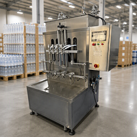 Machine de remplissage automatique de bouteilles de liquide à pompe magnétique HuiMing BGZ-4A 10-25000ML, entraînée par moteur, convient aux boissons et eaux en plastique