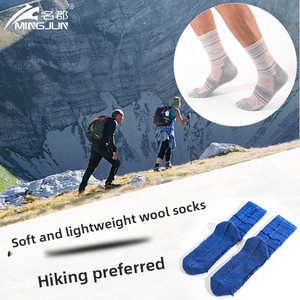 <span class=keywords><strong>Chaussettes</strong></span> en laine mérinos tricotées, épaisses, antibactériennes, pour la randonnée, pour hommes et femmes, hiver, extérieur, chaudes, neige, ODM - Product Image 4