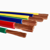 Fil de construction en cuivre toronné isolé PVC H07V-R 450/750V, câble de maison BVR, câble de construction en cuivre