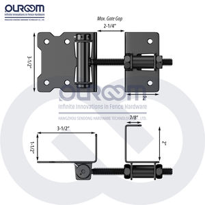 2 "स्टेनलेस स्टील हिंग भारी शुल्क स्व-समापन बाड़ उपयोग के लिए बड़े स्टील गेट के लिए आधुनिक - Product Image 3