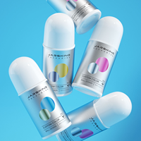 Flacon de déodorant pour soins de la peau en plastique vide de luxe Greenyard Zhejiang 30 ml/60 ml à bille, logo personnalisé, impression sérigraphique, matériau PP